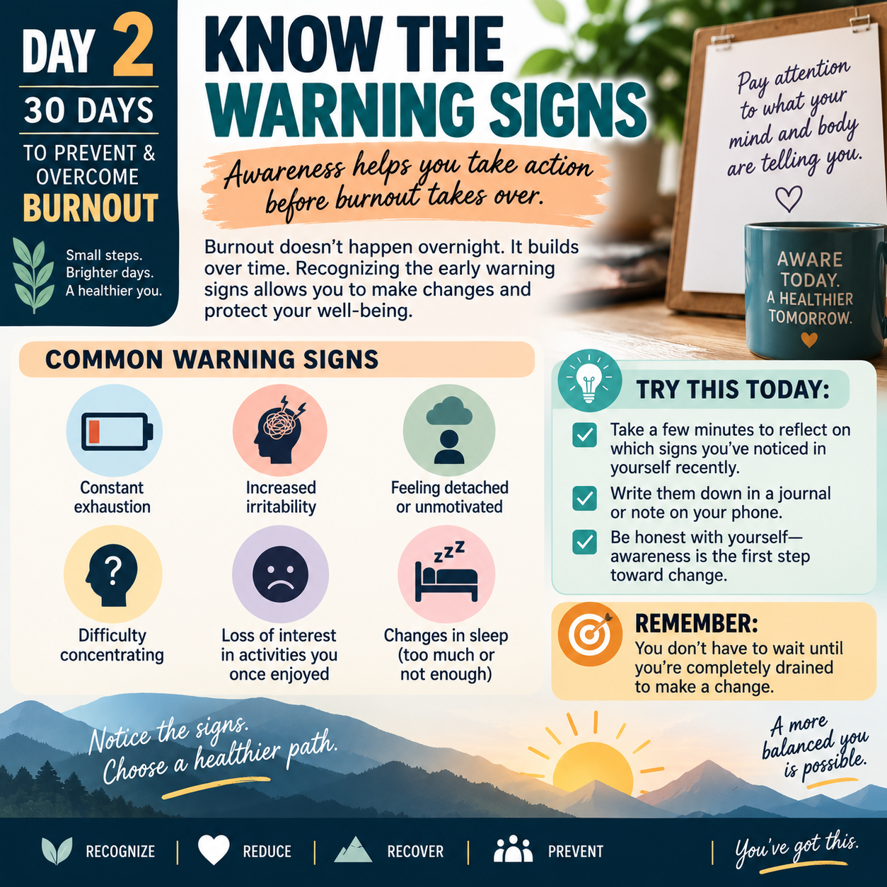 Day 2: Identify Your Warning Signs